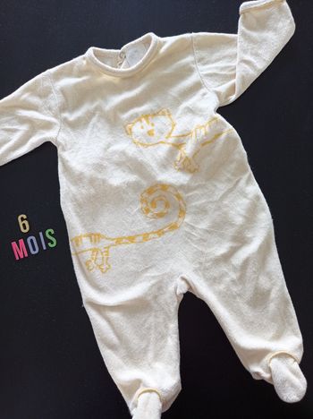 Pyjama jaune 6 mois