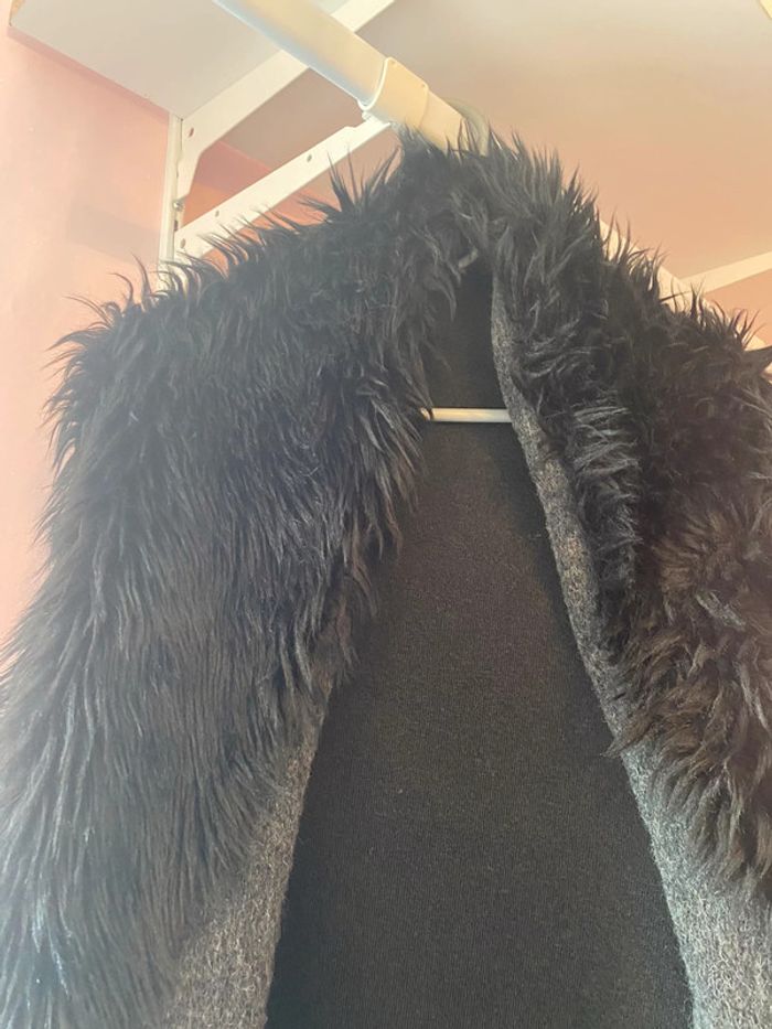 Veste à fourrure sans manche - photo numéro 3