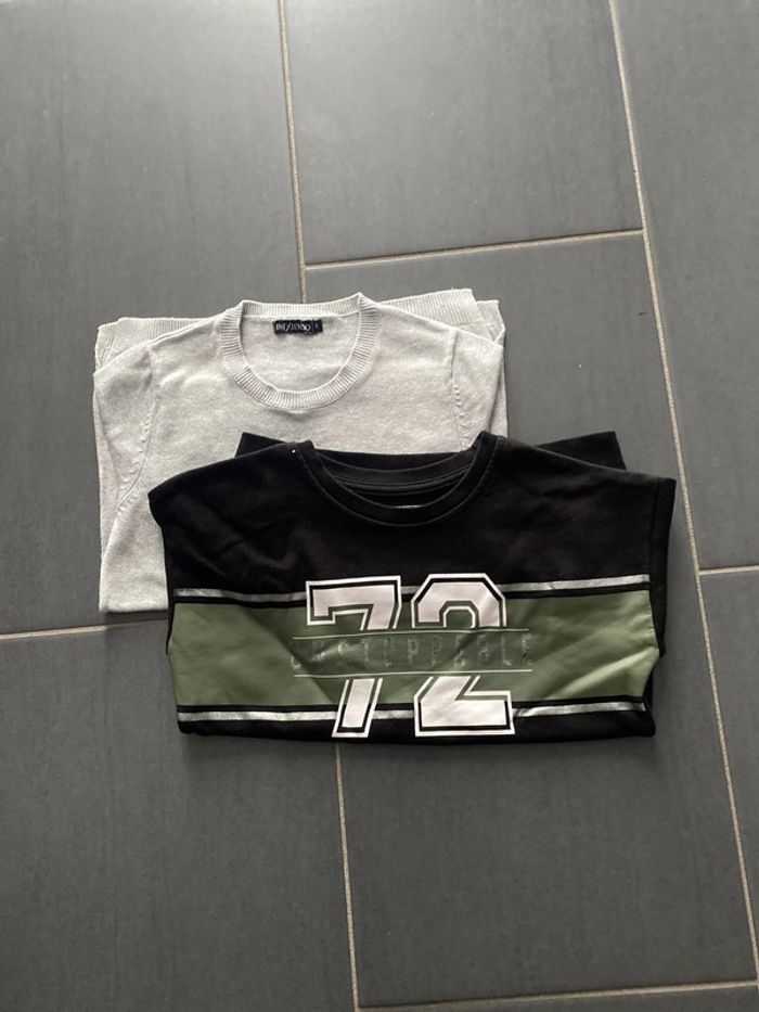 Lot de 2 pull fille 8 ans