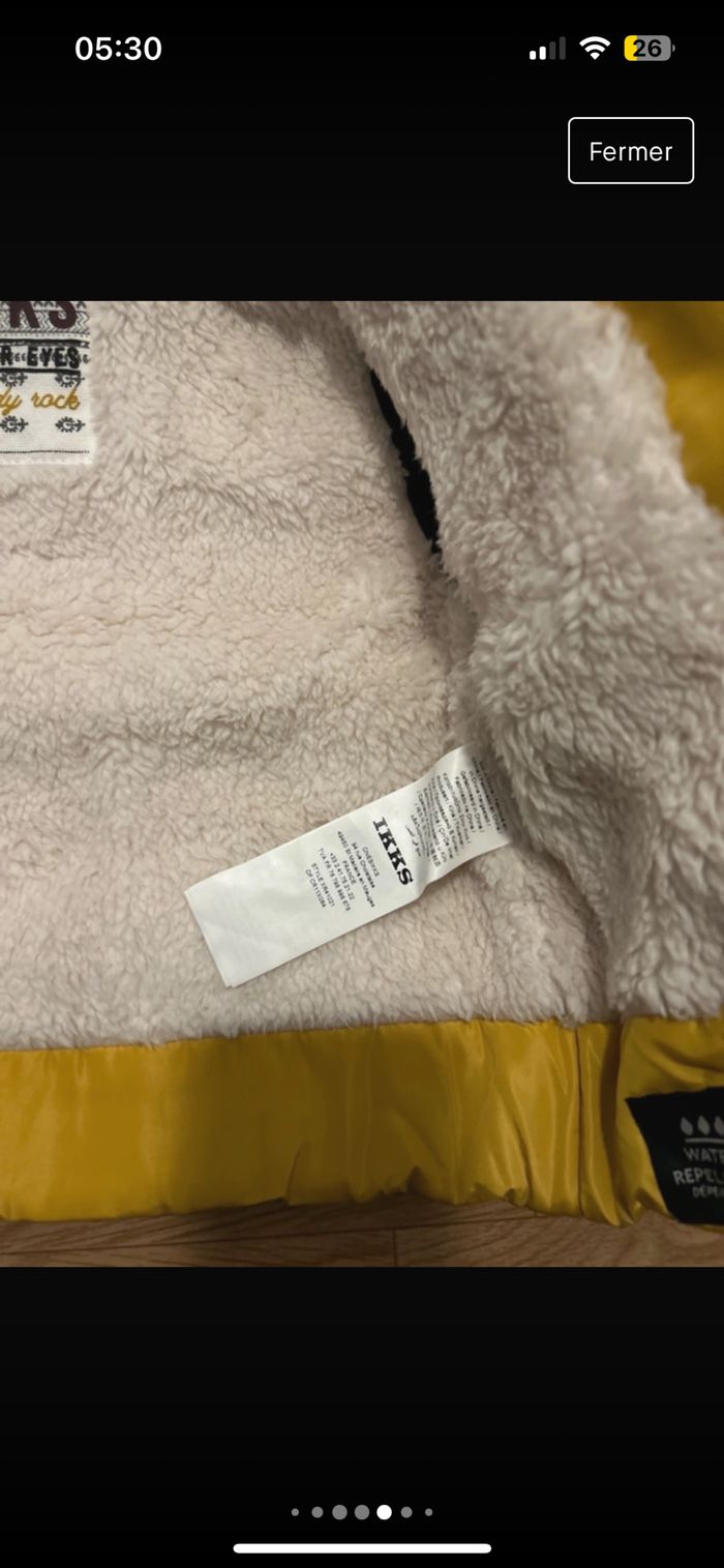 Manteau ikks fausse fourrure - photo numéro 6