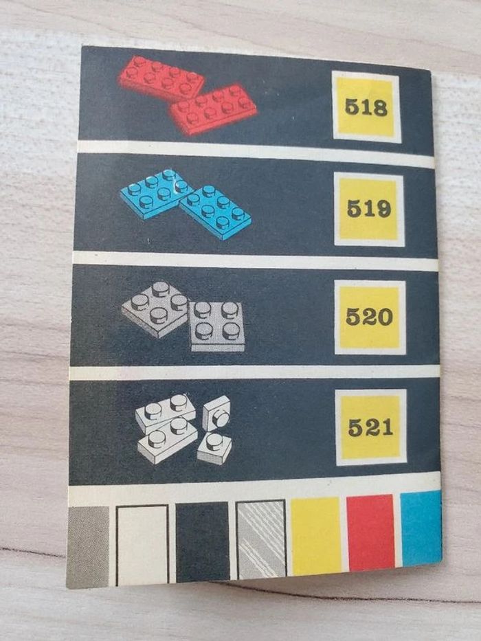 Notice lego system vintage pour 518-519-520-521 - photo numéro 2