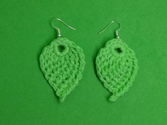 Boucles d'oreilles feuilles 🍃 - photo numéro 2