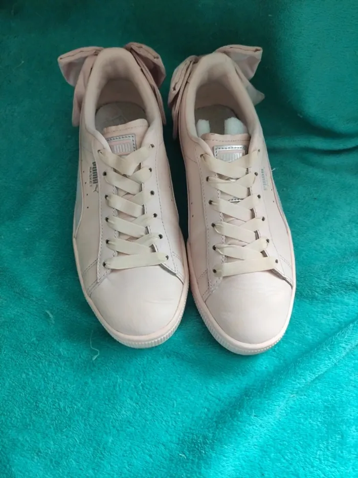 Baskets rose poudré Puma - photo numéro 2