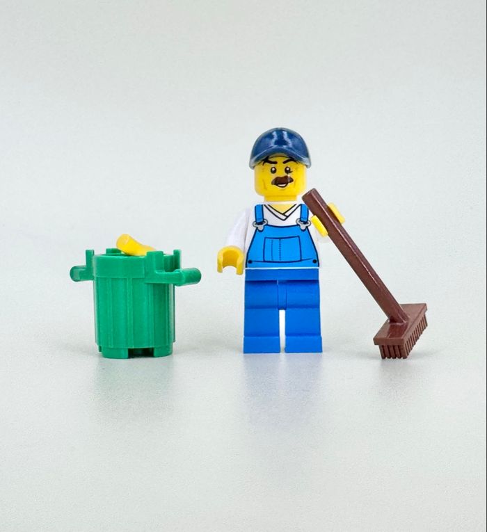 Lego Figurines City : Agent de Propreté des Plages équipé - NEUF - photo numéro 1