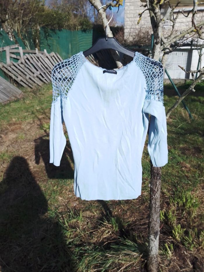 Tee shirt a bras dénudé femme - photo numéro 10