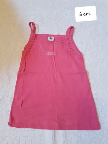 Débardeur petit bateau 6 ans