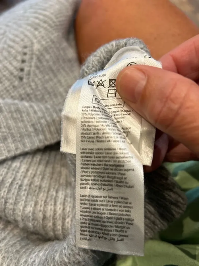 Pull doux gris perle - photo numéro 5
