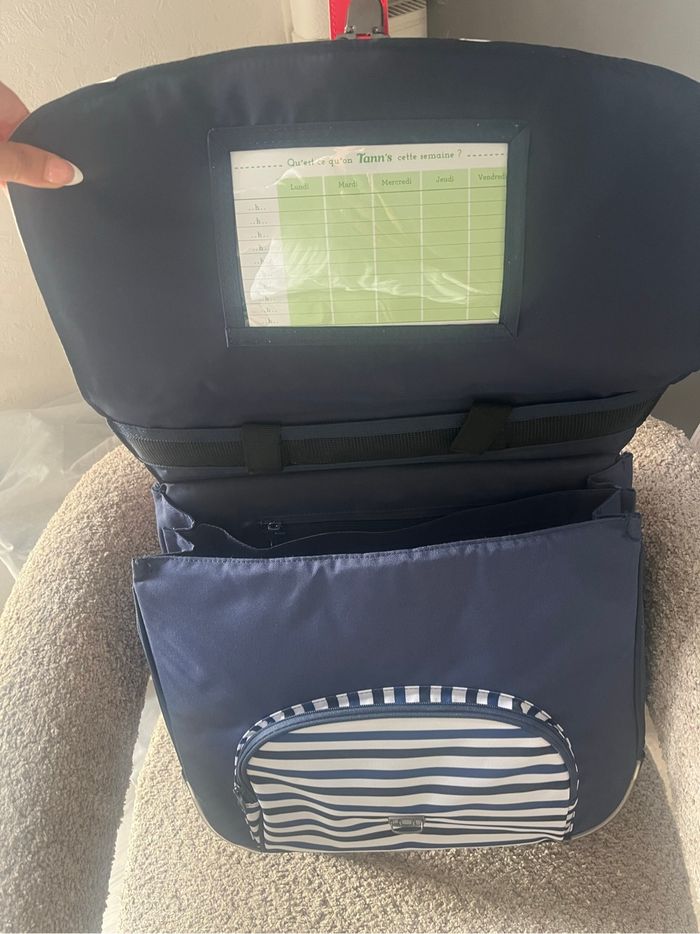 cartable et trousse Tann’s neuf étiquette - photo numéro 5