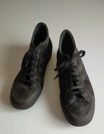 🔥 Baskets hautes Salamander en cuir – Taille 42 🔥