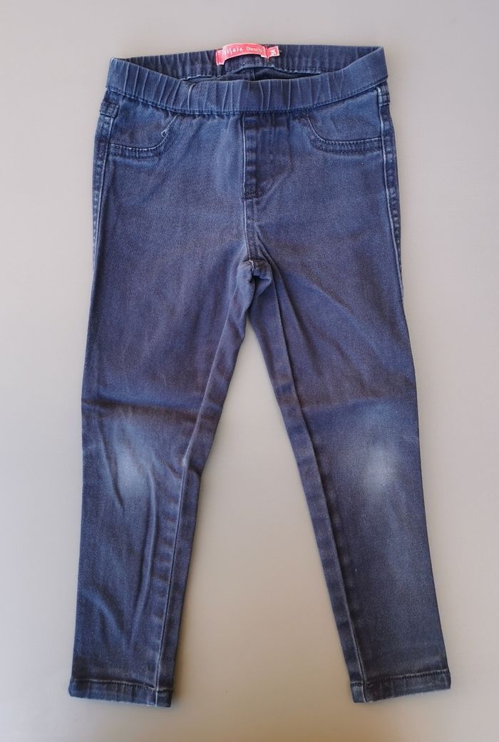 Pantalon jeans tregging 5 ans fille tissaia