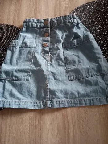 Jupe en jeans fille 10 ans