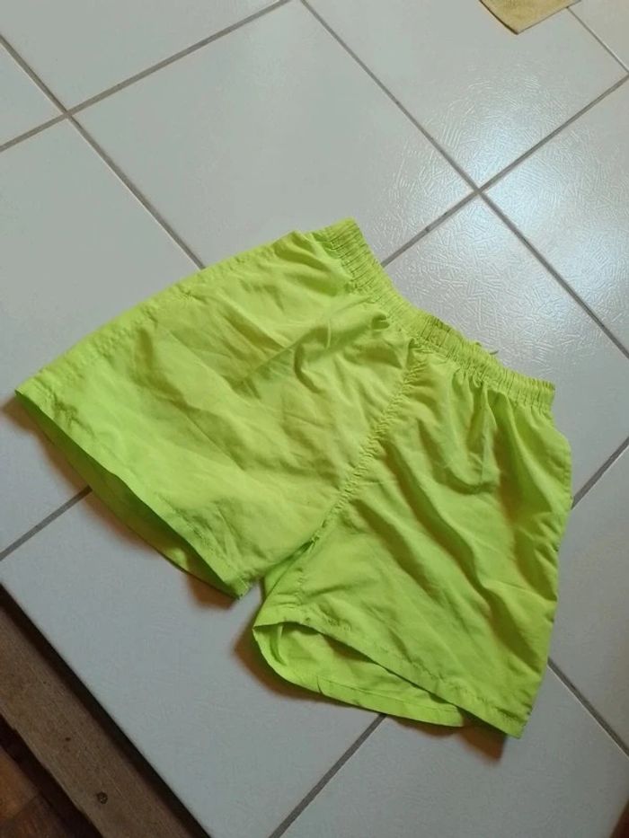 Short de bain femme jaune fluo - photo numéro 7