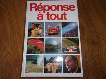 livre "réponse à tout"