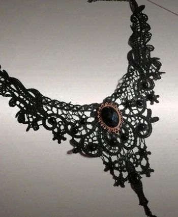 F99 Collier dentelle rétro vintage gothic sexy dentelle noire