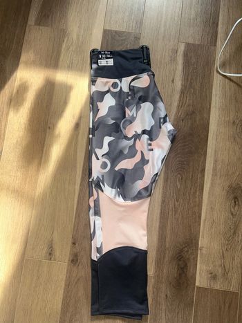 Corsaire legging synthétique respirant imprimé Décathlon