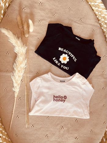Lot de 2 t-shirt manche longue 6 mois