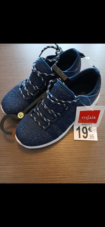 Baskets bleu tissaia 31