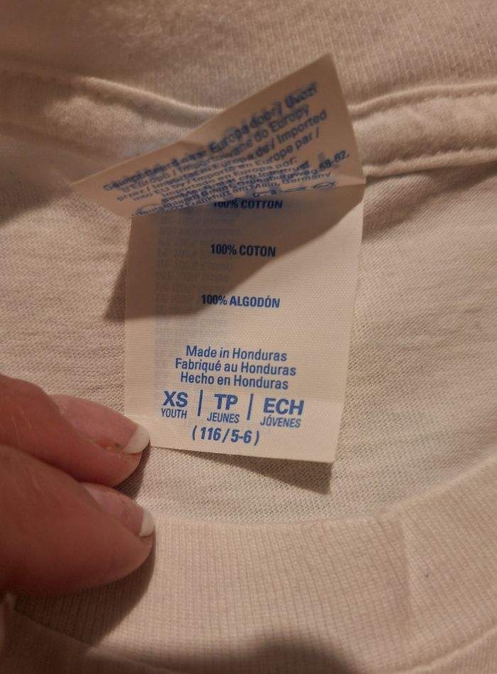 Tee-shirt manches courtes "J'peux pas j'ai école" 5-6 ans - photo numéro 4