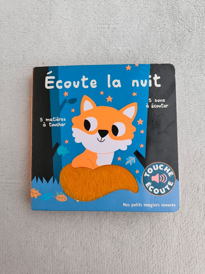 Livre sonore à toucher Écoute la nuit Gallimard - photo numéro 2
