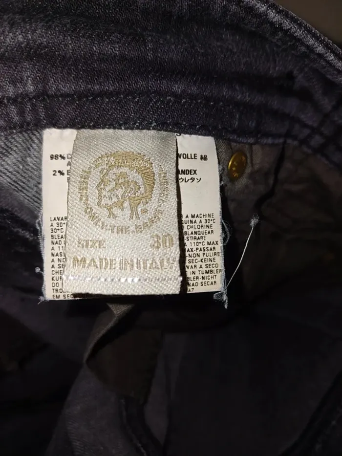 Pantalon jeans Skinny Diesel Denim - photo numéro 4