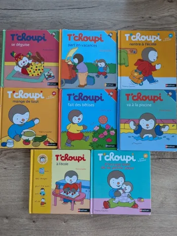 Lot de 8 livres T'choupi