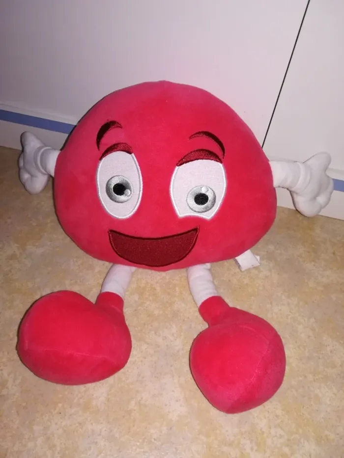 Doudou bonbon Fraise Tagada, neuf sans étiquette