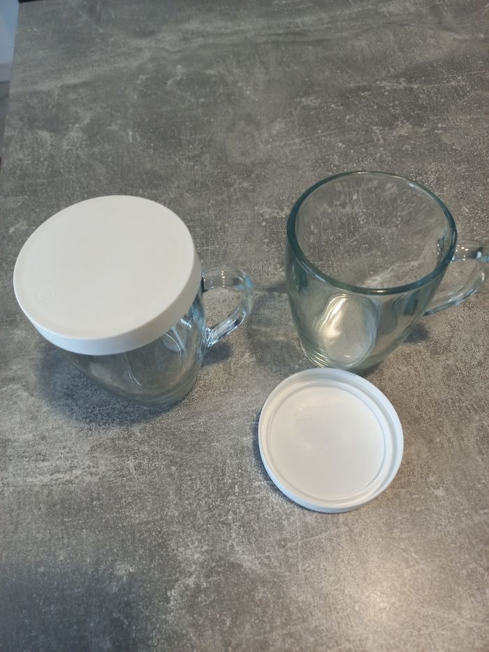 Lot tasses en verre - photo numéro 6