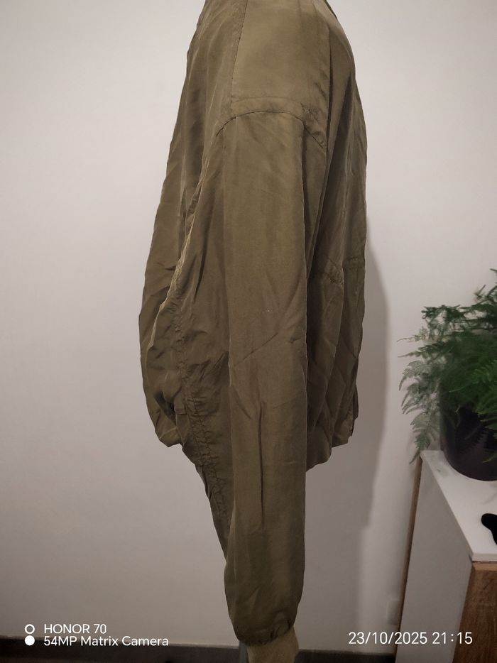 Blouson vintage en soie loose - photo numéro 3