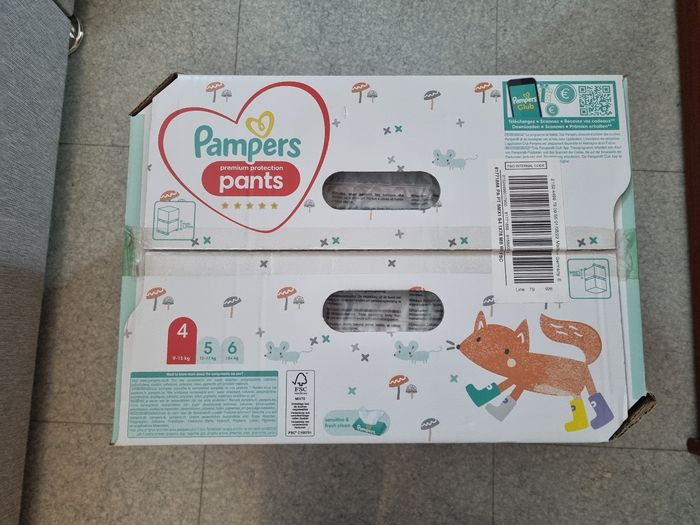 78 couches pampers pants T4 - photo numéro 2