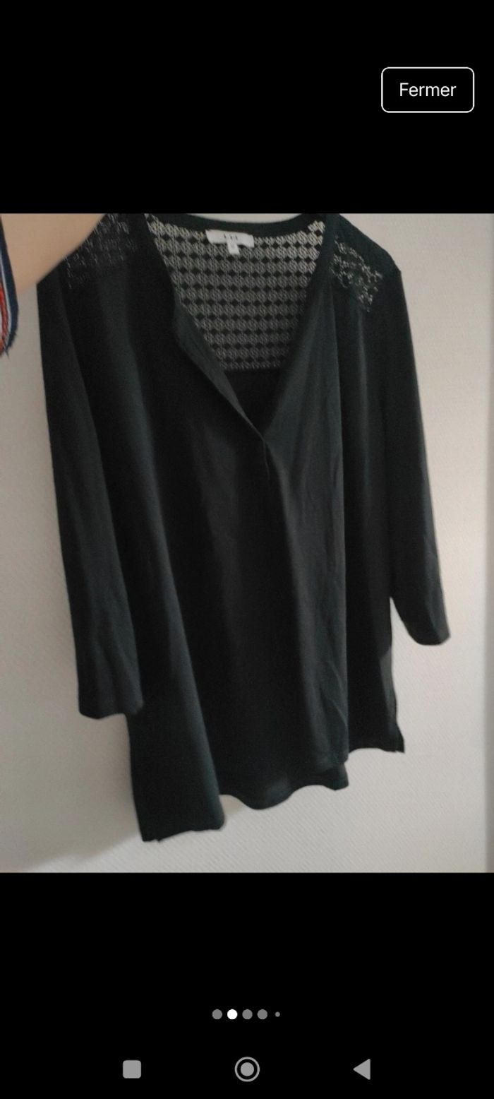 T-shirt Neuf femme taille L La Halle - photo numéro 2