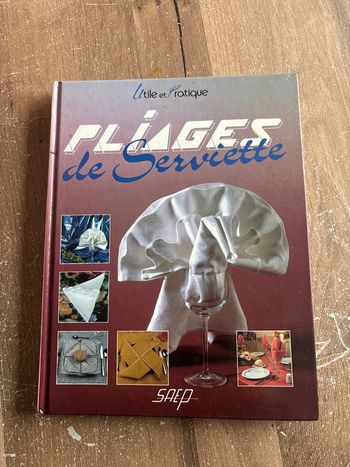 Livre pliage de serviette