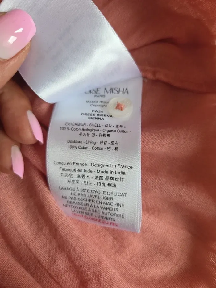 Robe rose Louise Misha - photo numéro 5