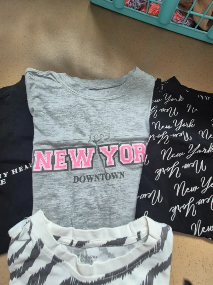 Lot de 5 T-shirts fille - photo numéro 5