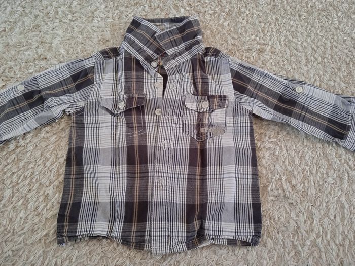 Chemise ML garçon 12 mois