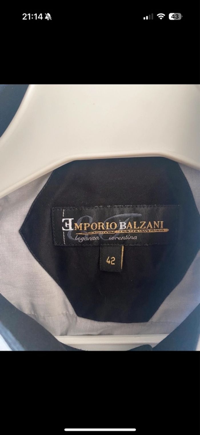 chemise homme taille 42 emporio balzani - photo numéro 3