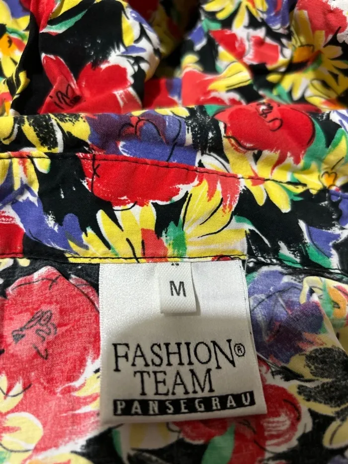 Chemise vintage fleurie - photo numéro 4