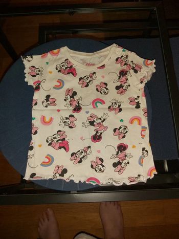 Tshirt minnie Primark disney taille 6/9mois 74cm