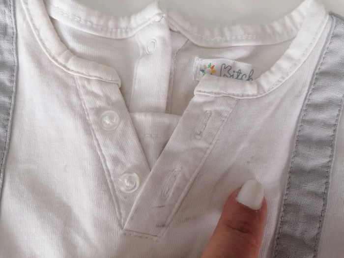 Lot 1 salopette et 1 combishort T 3 mois 👶garçon - photo numéro 5