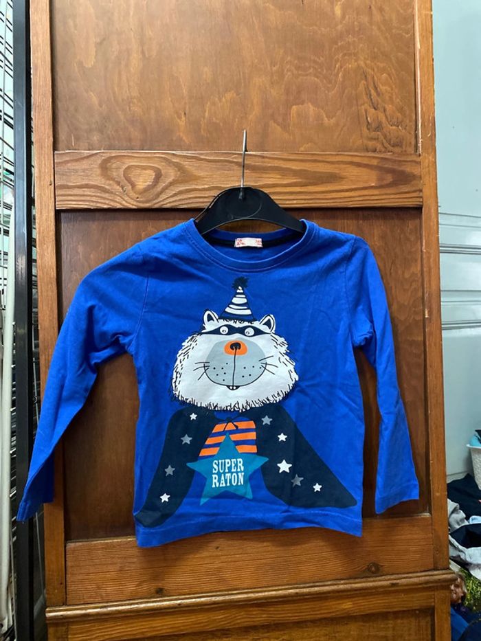 T-shirt garçon longue manche