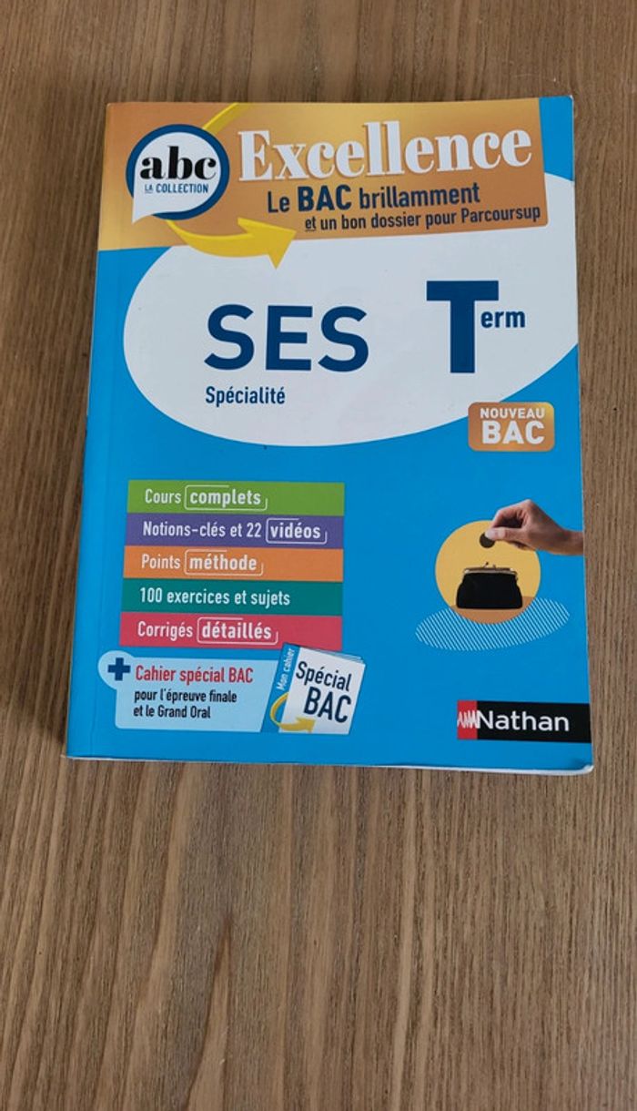 🟣 Livre Spécialisé Bac SES 🟣