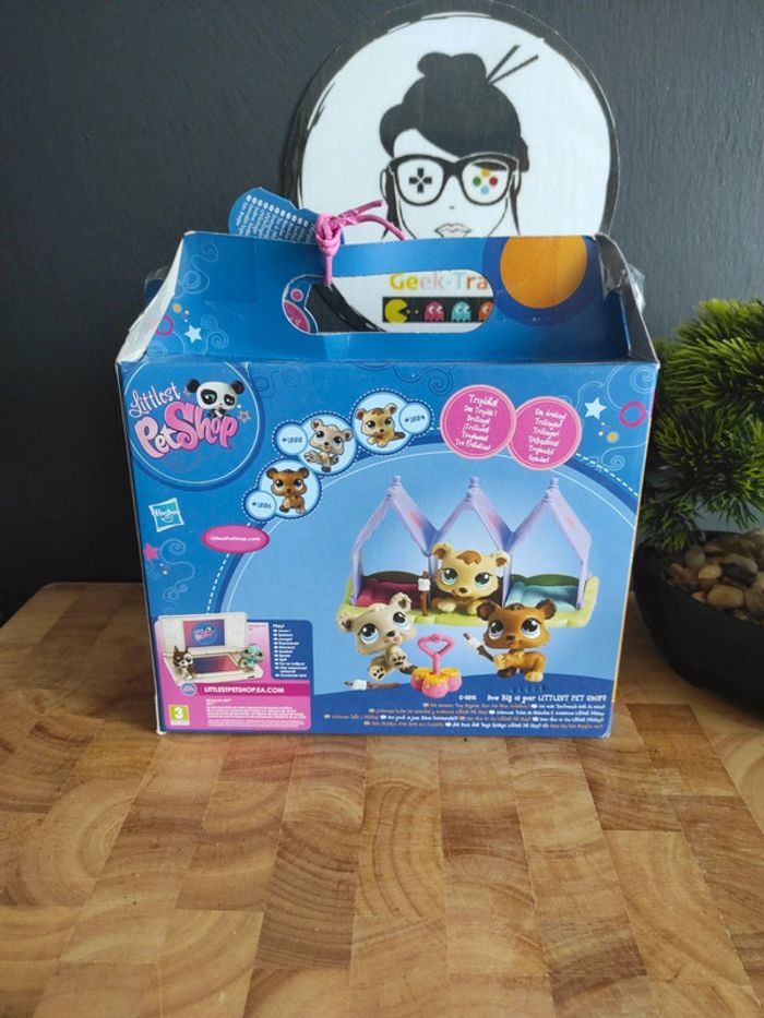 Littlest Petshop LPS Pet Shop Nib Moc 1554 1555 1556 Triplet Bear #geektradelps - photo numéro 6
