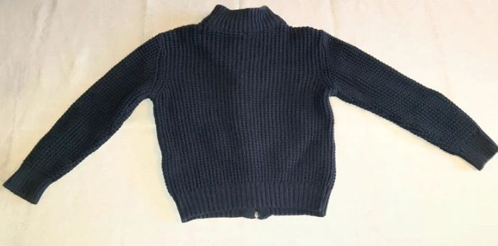 Gilet garçon marine. - photo numéro 3