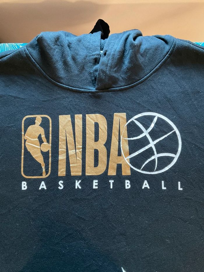 Sweat à capuche pour homme NBA noir taille L 175 - photo numéro 3