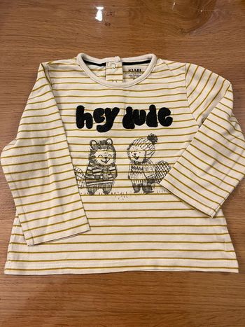 Teeshirt manches longues kiabi taille 18 mois