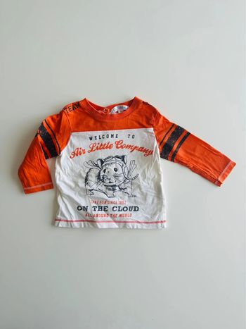 Tee-shirt manches longues garçon - 6 mois - Kitchoun