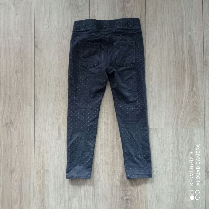 Pantalon legging gris à pois 4ans - photo numéro 6