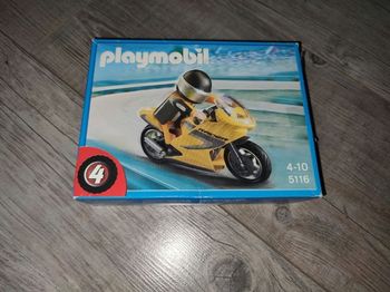 Moto de course Playmobil