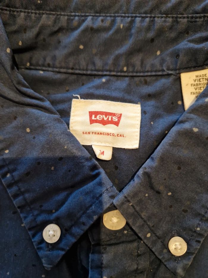 Chemise bleue levis taille M - photo numéro 3