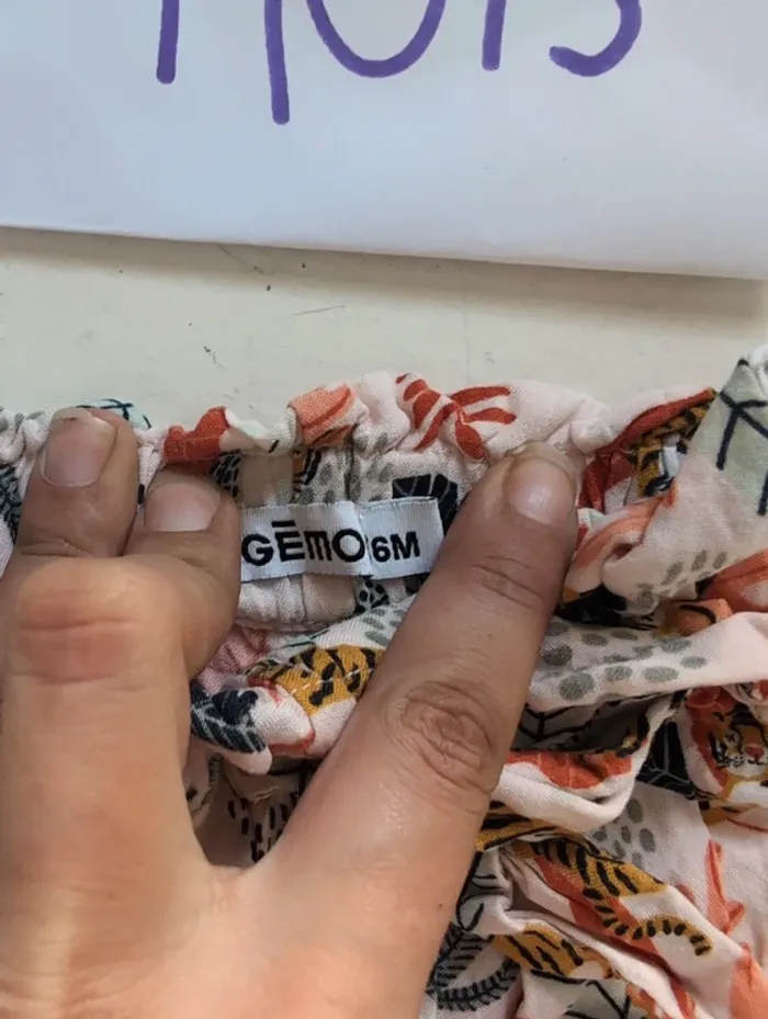 Pantalon léger bébé fille 6 mois - photo numéro 2