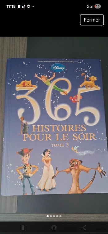 365 histoires pour le soir Disney